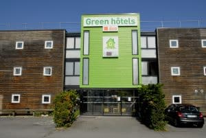 entrée principale green hotels fleury